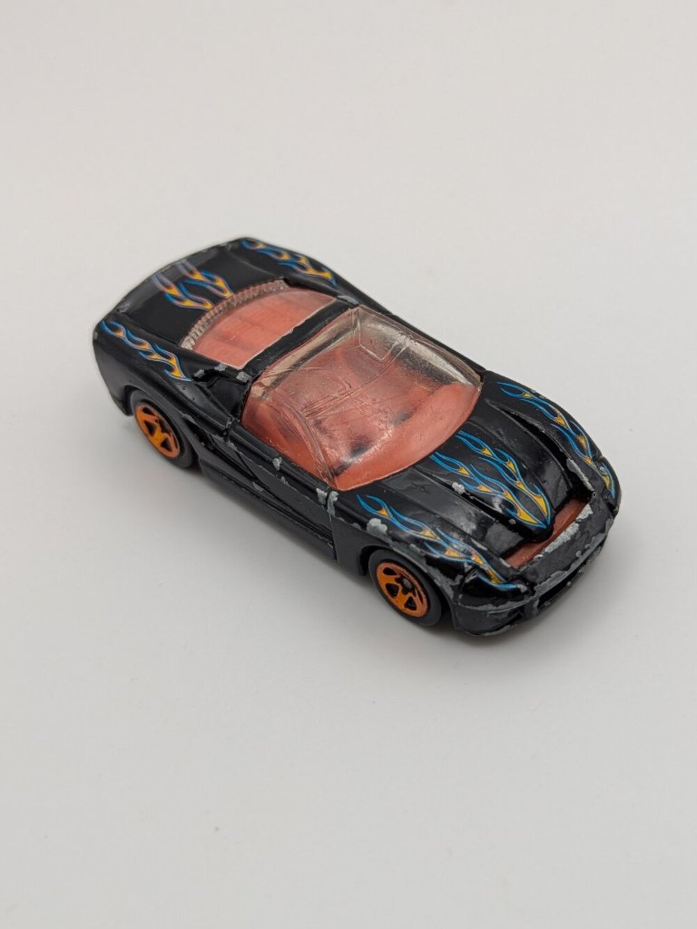 Hot Wheels 40 Somethin Black Flames Loose 1/64
